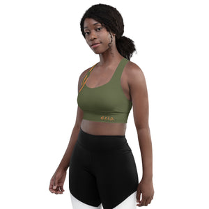 Longline sports bra