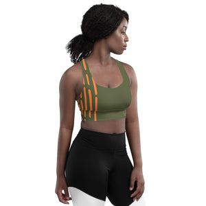 Longline sports bra