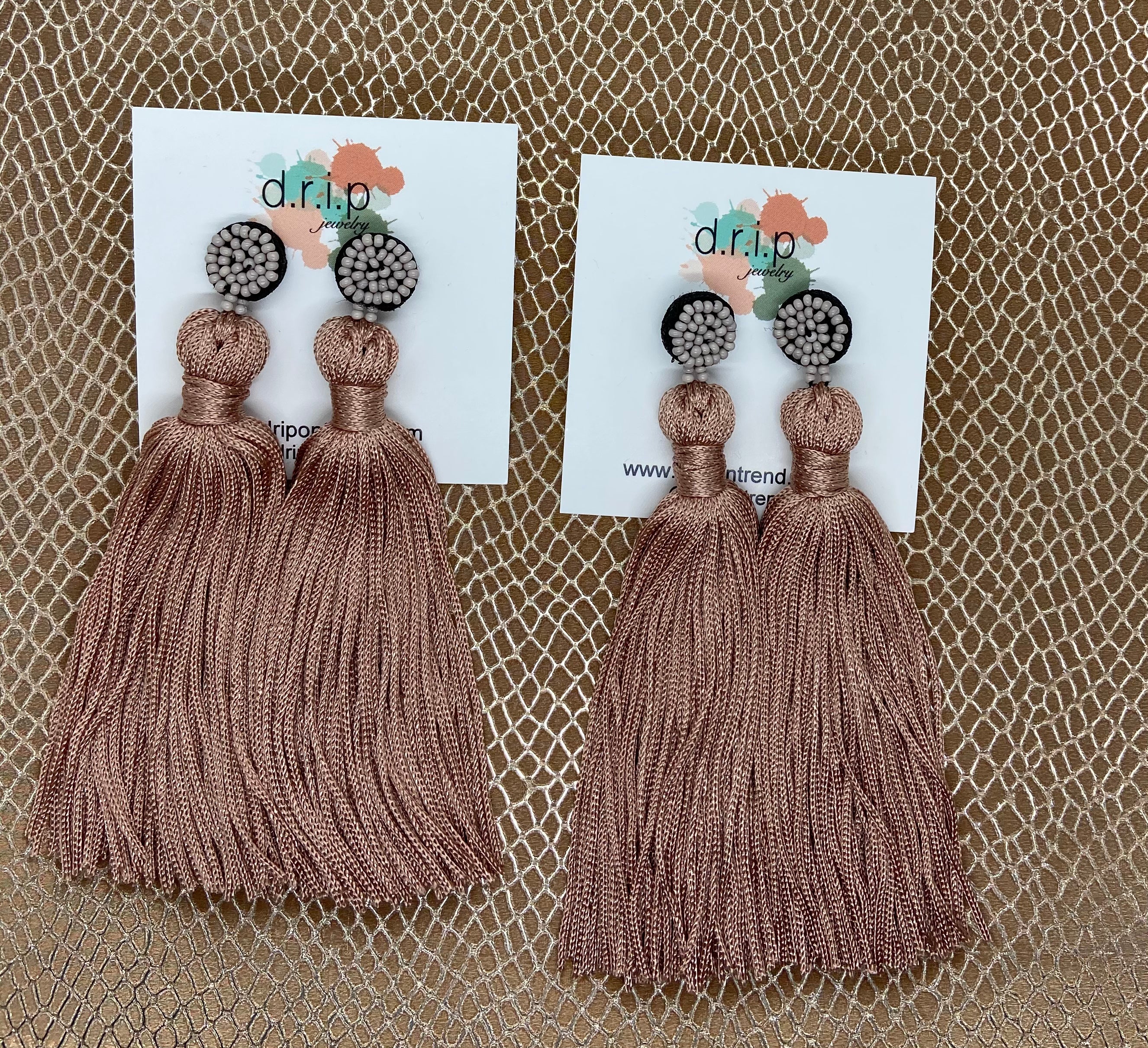 Blush Tassels