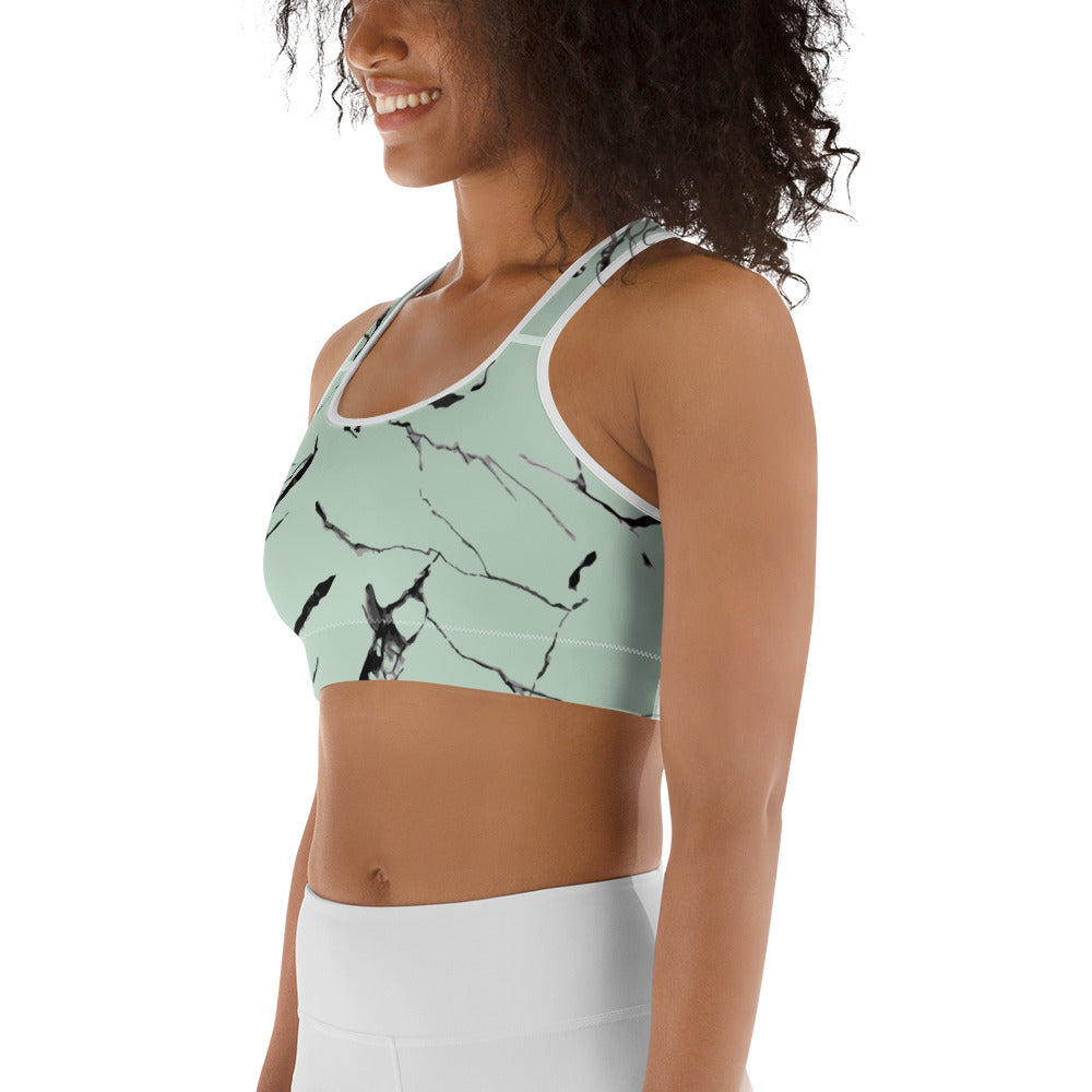 d.r.i.p. Sweat Sports bra (Marble Sage)